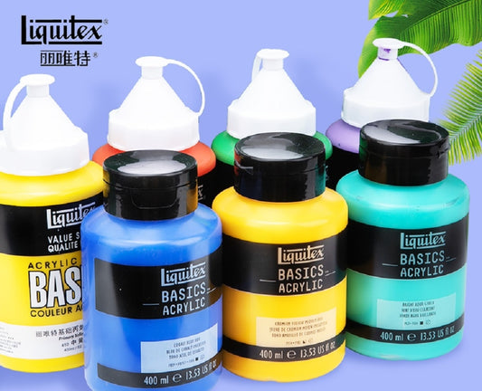 Liquitex acrylic paint 400ML wall painting special fluid painting material Diy nail graffiti painting shoes textile paint