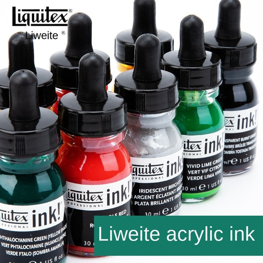 Liquitex Acrylic Ink Waterproof Hook Line Fluid Painting Marker Refill Diy Graffiti 30ml Art Supplies